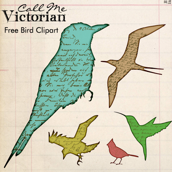 free clipart of vintage birds - photo #28